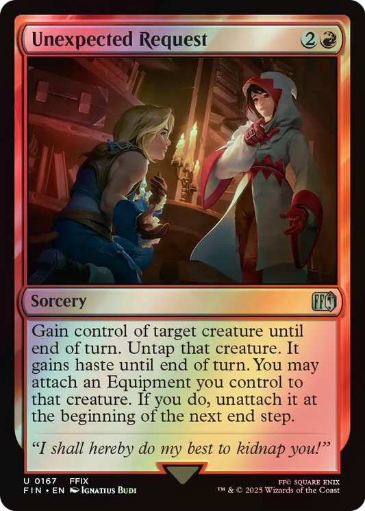 Unexpected Request (FIN) #167 [EN/F] s/o