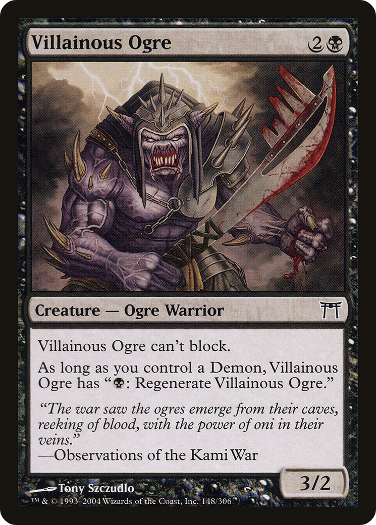 Villainous Ogre (CHK) #148 [EN/N]