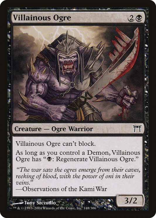 Villainous Ogre (CHK) #148 [EN/N]