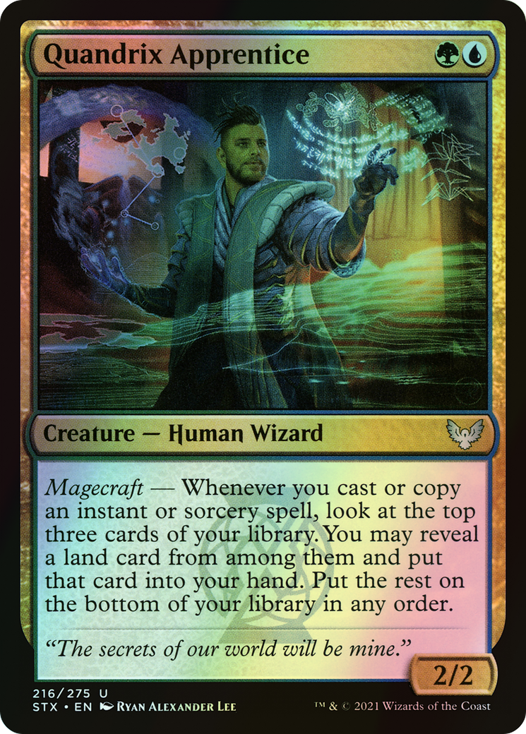 Quandrix Apprentice (STX) #216 [EN/F]