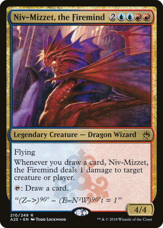 Niv-Mizzet, the Firemind (A25) #210 [EN/N] s/o
