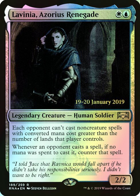 Lavinia, Azorius Renegade (PRNA) #189s [EN/F] s/o