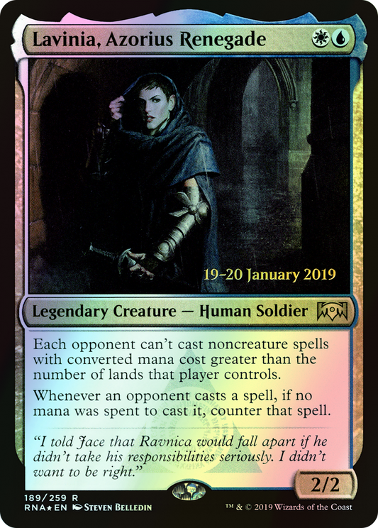 Lavinia, Azorius Renegade (PRNA) #189s [EN/F] s/o