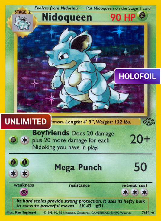 Nidoqueen (7) (JU) #07 [EN/UH] s/o
