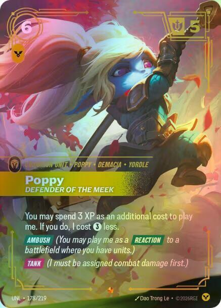 Poppy, Defender of the Meek (UNL) #178 [EN/F] s/o