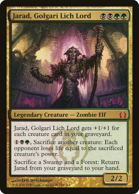Jarad, Golgari Lich Lord (RTR) #174 [EN/N] s/o