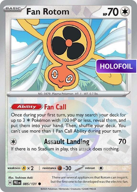 Fan Rotom (Poke Ball Pattern) (PRE) #085_V2 [EN/H]