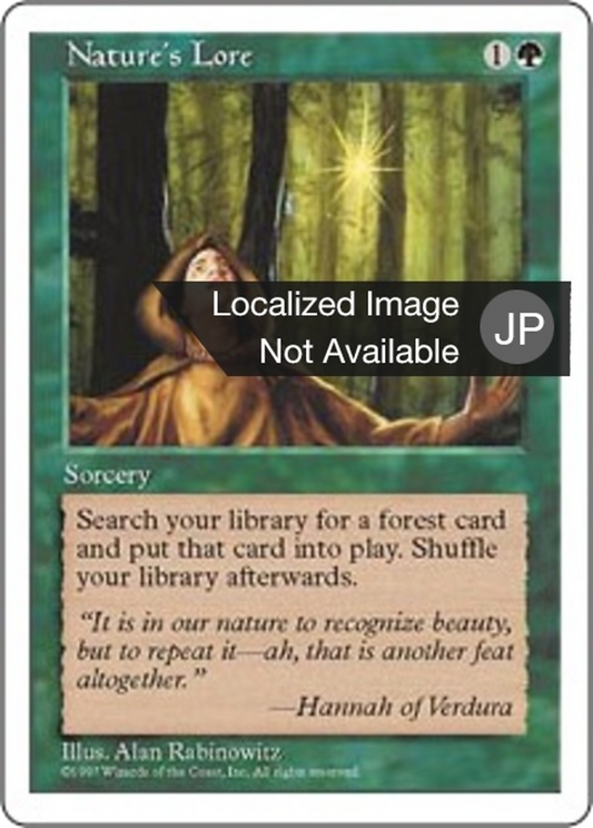 Nature's Lore (5ED) #316 [JA/N] s/o