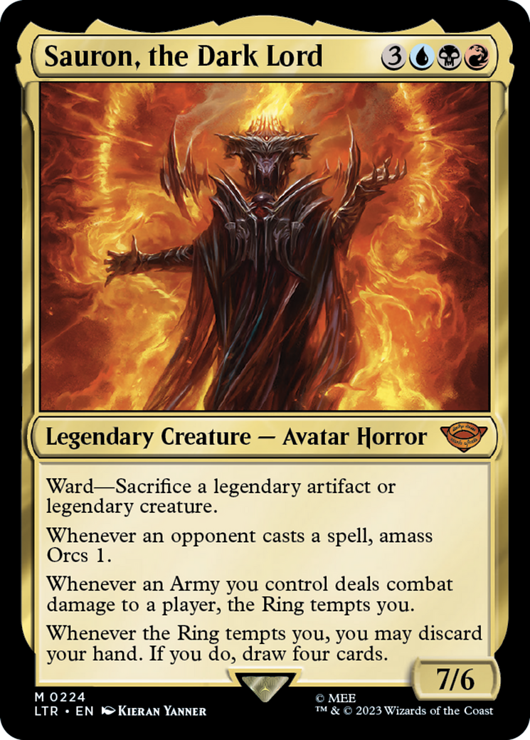 Sauron, the Dark Lord (LTR) #224 [EN/N]