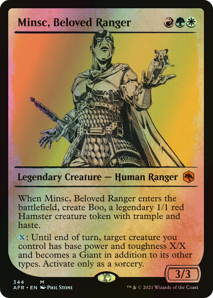 Minsc, Beloved Ranger (AFR) #344 [EN/F]