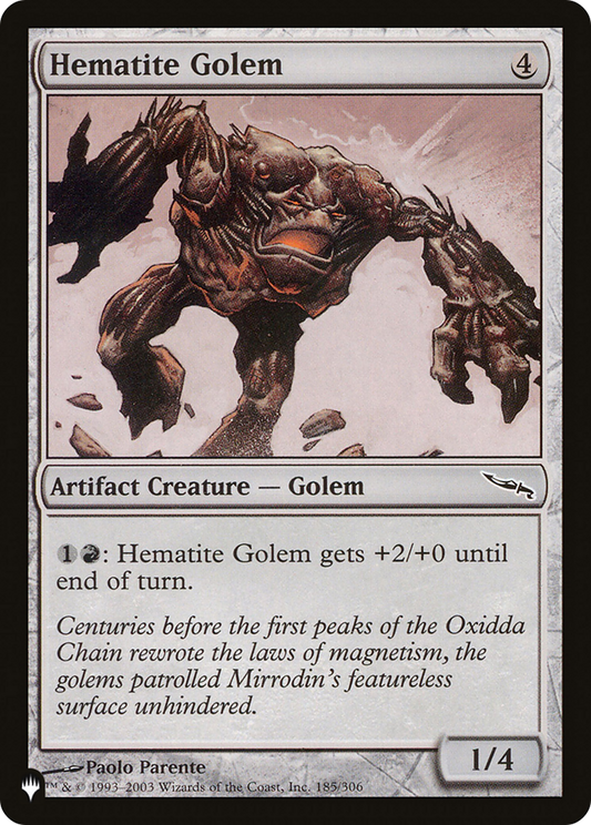 Hematite Golem (PLST) #MRD-185 [EN/N]