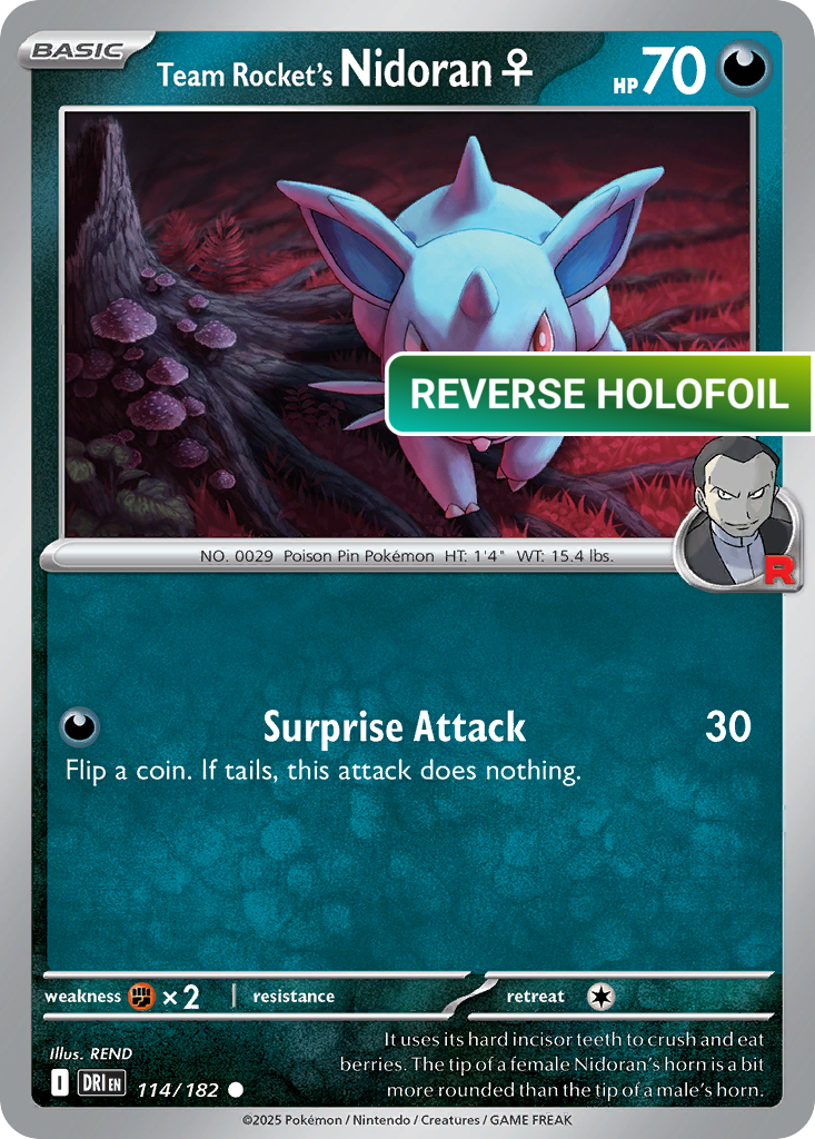 Team Rocket's Nidoran♀ (DRI) #114 [EN/R]