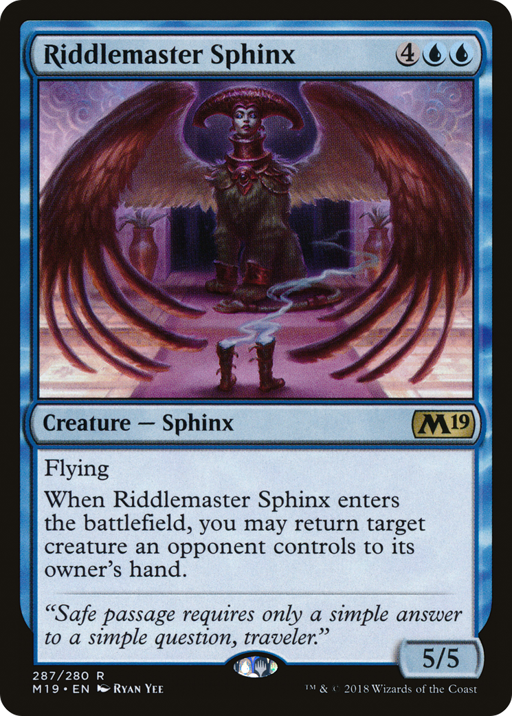 Riddlemaster Sphinx (M19) #287 [EN/N]