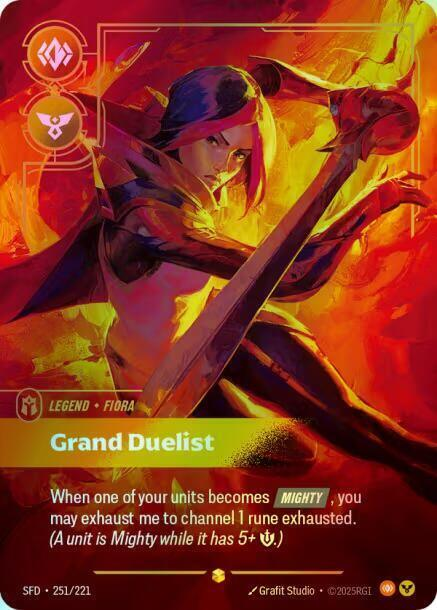 Fiora - Grand Duelist (Overnumbered) (SFD) #251 [EN/F] s/o