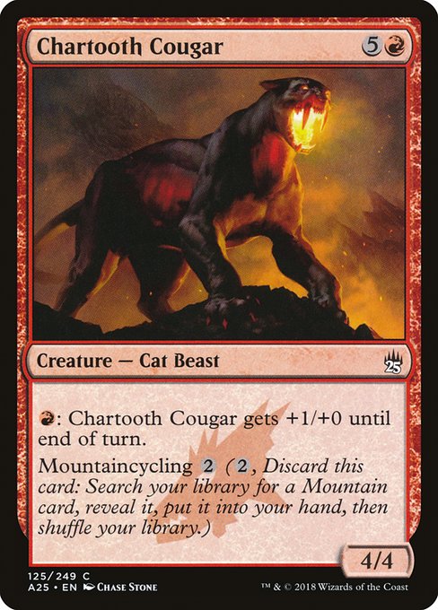 Chartooth Cougar (A25) #125 [EN/N]