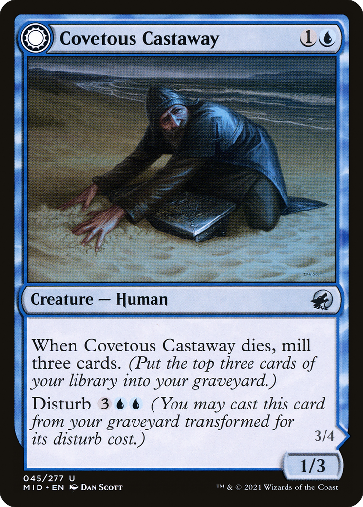 Covetous Castaway // Ghostly Castigator (MID) #45 [EN/N]