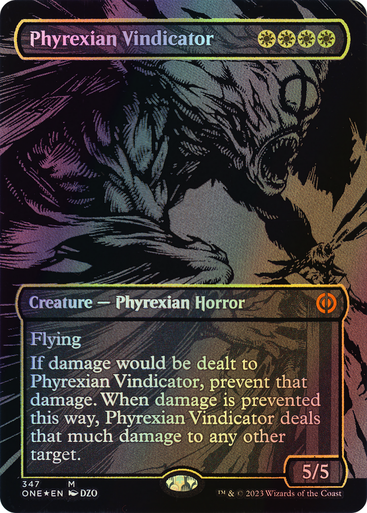 Phyrexian Vindicator - Raised Foil (ONE) #347 [EN/F] s/o