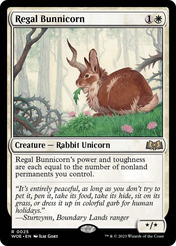 Regal Bunnicorn (WOE) #25 [EN/N]