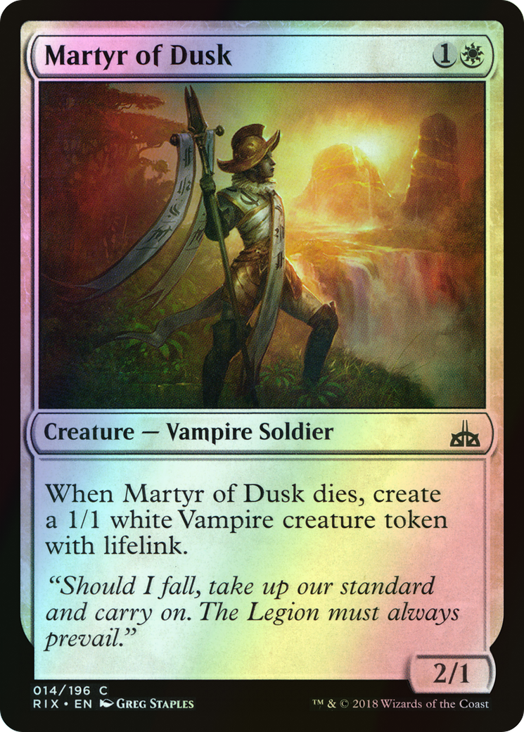 Martyr of Dusk (RIX) #14 [EN/F] s/o