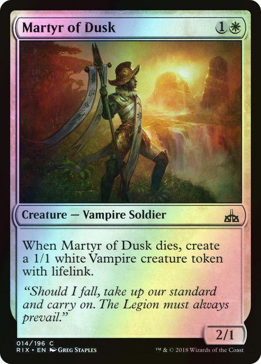 Martyr of Dusk (RIX) #14 [EN/F] s/o