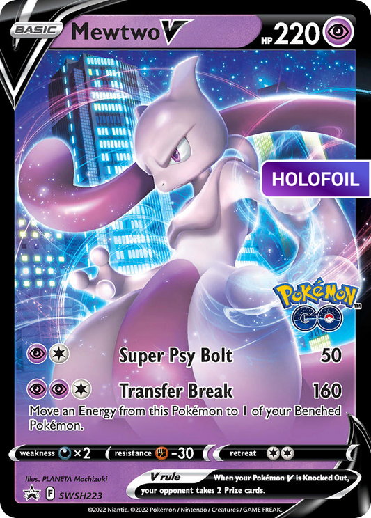 Mewtwo V - SWSH223 (PR-SW) #SWSH223 [EN/H]
