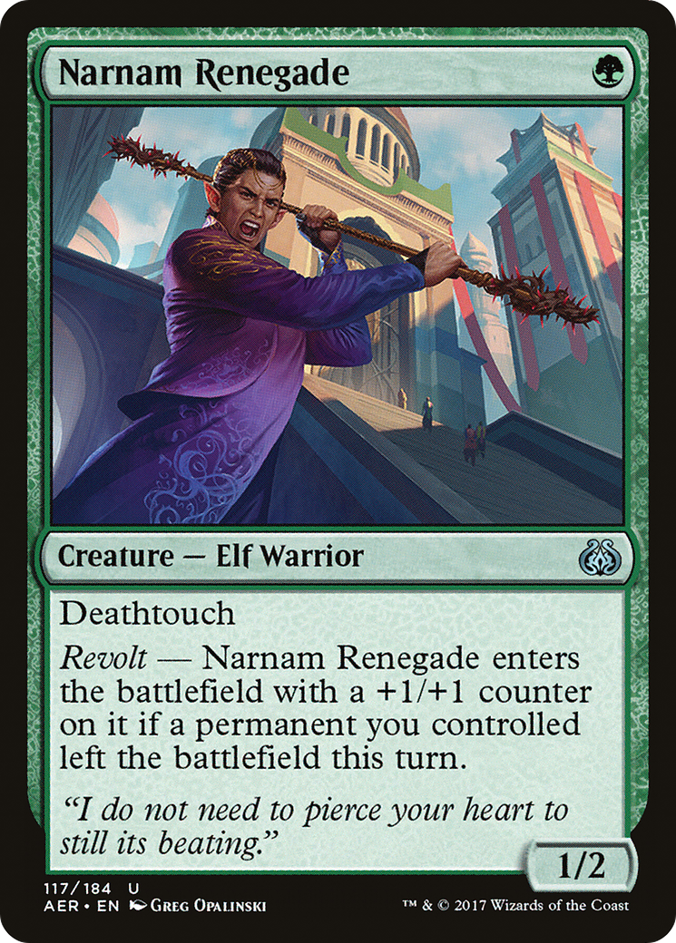 Narnam Renegade (AER) #117 [EN/N] s/o