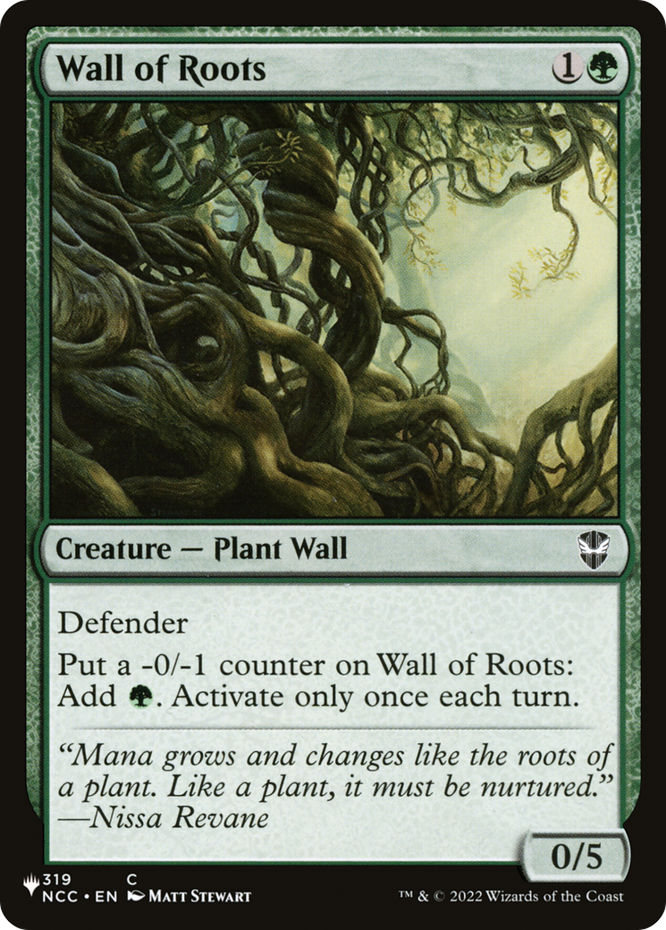 Wall of Roots (PLST) #NCC-319 [EN/N] s/o