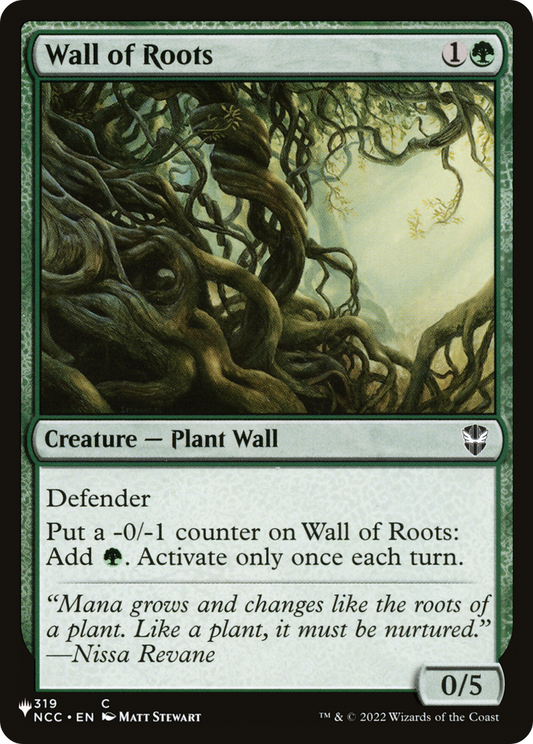 Wall of Roots (PLST) #NCC-319 [EN/N] s/o