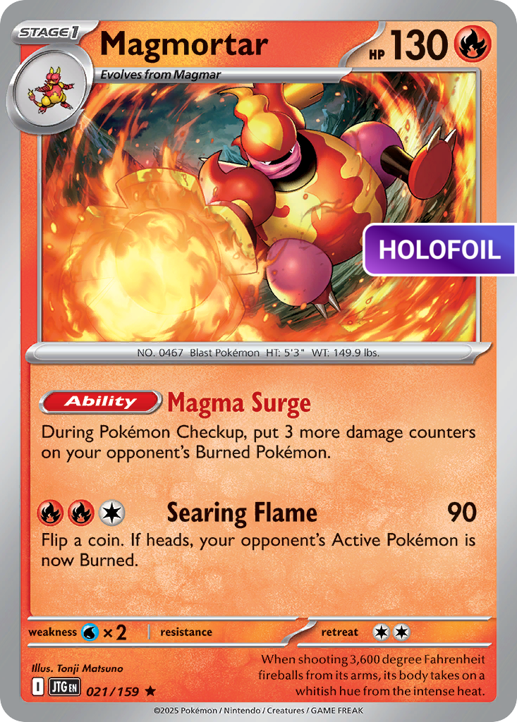 Magmortar (JTG) #021 [EN/H] s/o