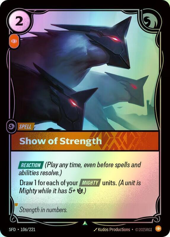 Show of Strength (SFD) #106 [EN/F]