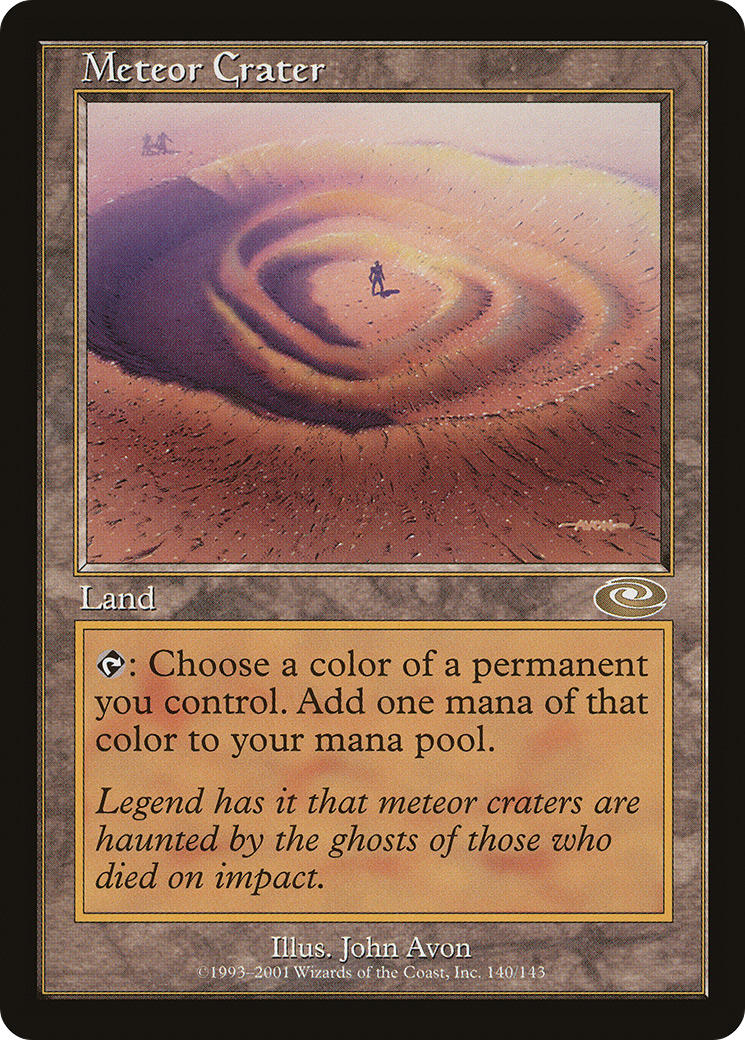 Meteor Crater (PLS) #140 [EN/N] s/o