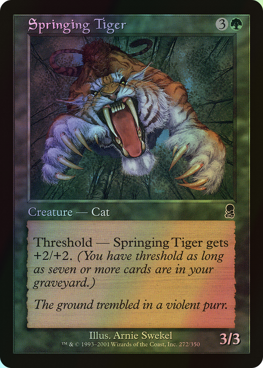 Springing Tiger (ODY) #272 [EN/F]