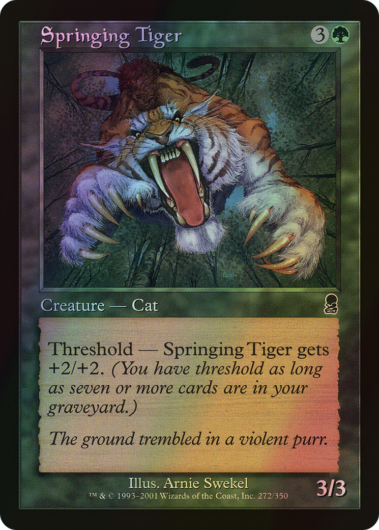 Springing Tiger (ODY) #272 [EN/F] s/o
