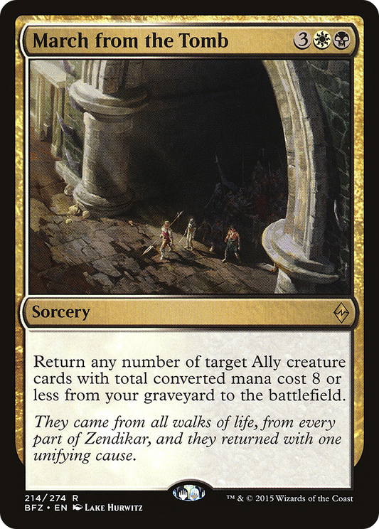 March from the Tomb (BFZ) #214 [EN/N]