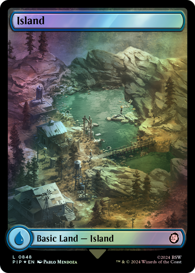 Island - Surge Foil (PIP) #848 [EN/F]