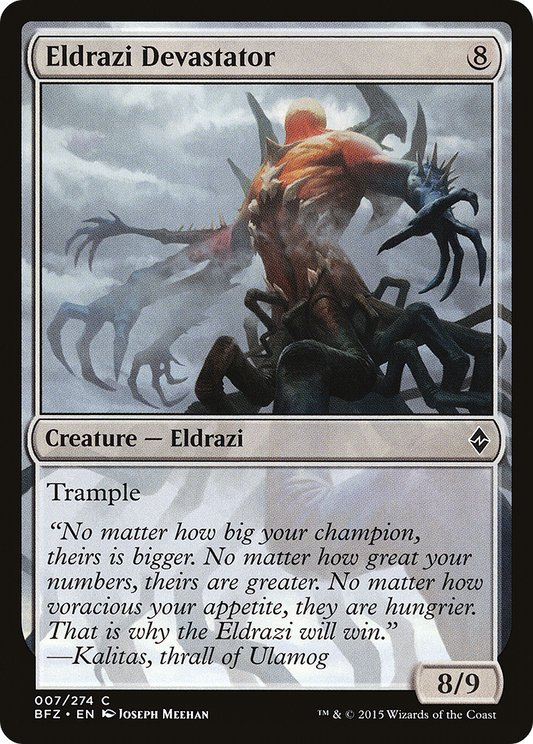 Eldrazi Devastator (BFZ) #7 [EN/N]