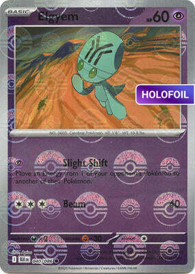 Elgyem (Poke Ball Pattern) (BLK) #040_V3 [EN/H] s/o