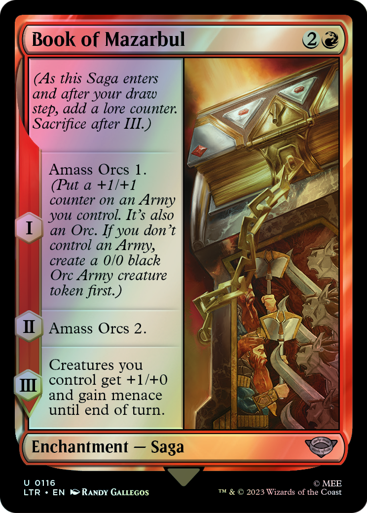 Book of Mazarbul (LTR) #116 [EN/F]