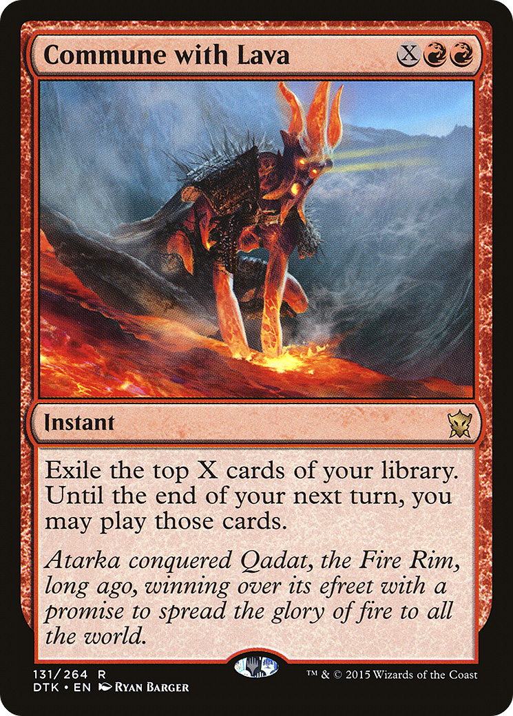 Commune with Lava (DTK) #131 [EN/N] s/o