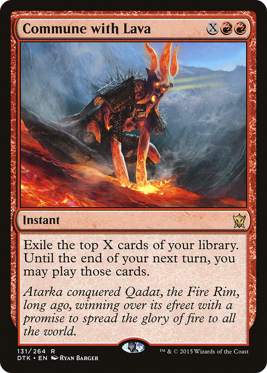 Commune with Lava (DTK) #131 [EN/N] s/o