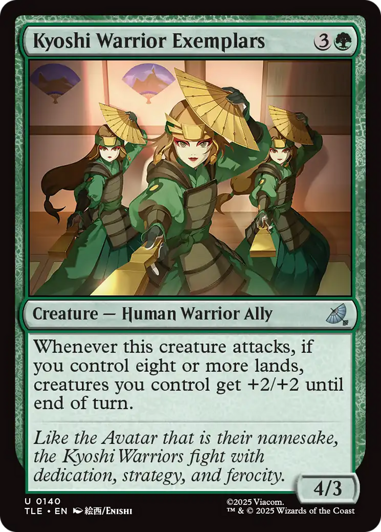Kyoshi Warrior Exemplars (TLE) #140 [EN/N]