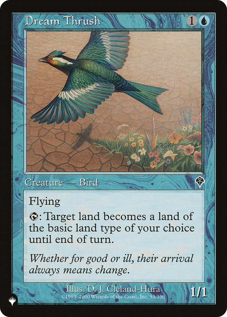 Dream Thrush (PLST) #INV-53 [EN/N]