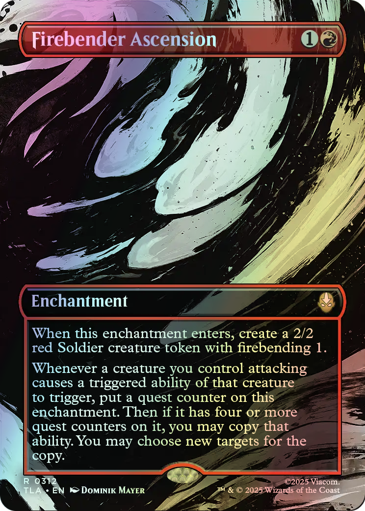 Firebender Ascension (TLA) #312 [EN/F] s/o