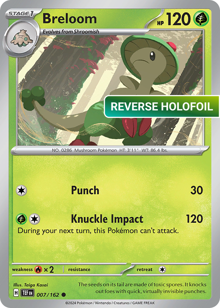 Breloom (TEF) #7 [EN/R] s/o