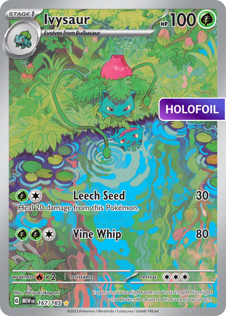 Ivysaur - 167/165 (MEW) #167 [EN/H]