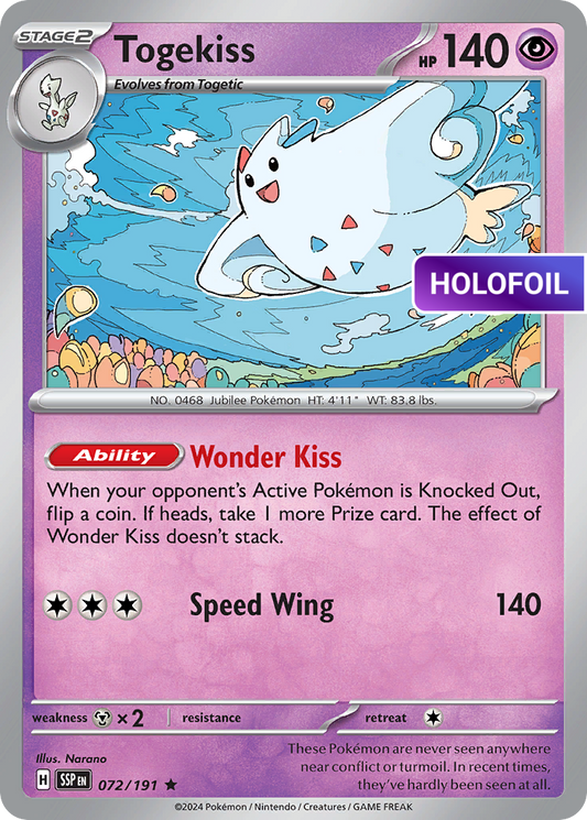 Togekiss (SSP) #72 [EN/H]