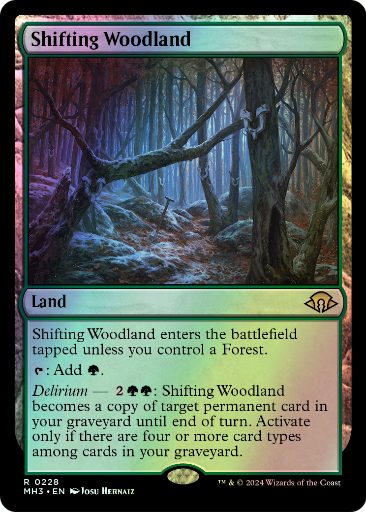 Shifting Woodland (MH3) #228 [EN/F] s/o