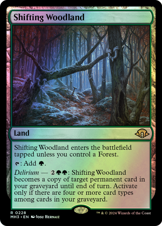 Shifting Woodland (MH3) #228 [EN/F] s/o