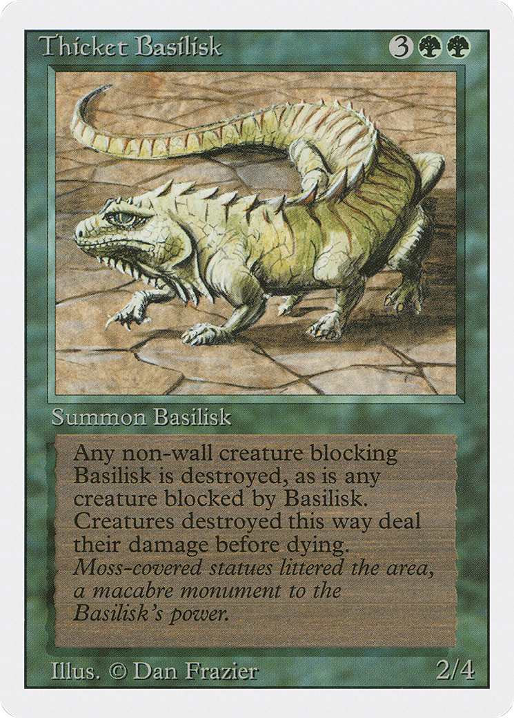 Thicket Basilisk (3ED) #218 [EN/N]