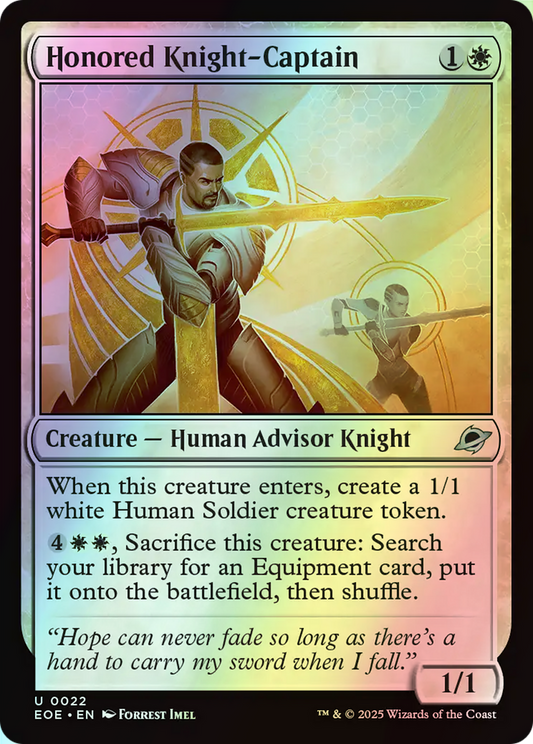 Honored Knight-Captain (EOE) #22 [EN/F] s/o